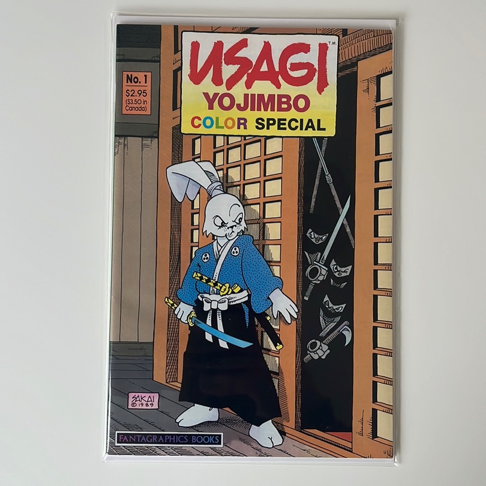 Usagi Yojimbo Color Special #1 Fantagraphics Comics 1989 Vintage Comic Anime